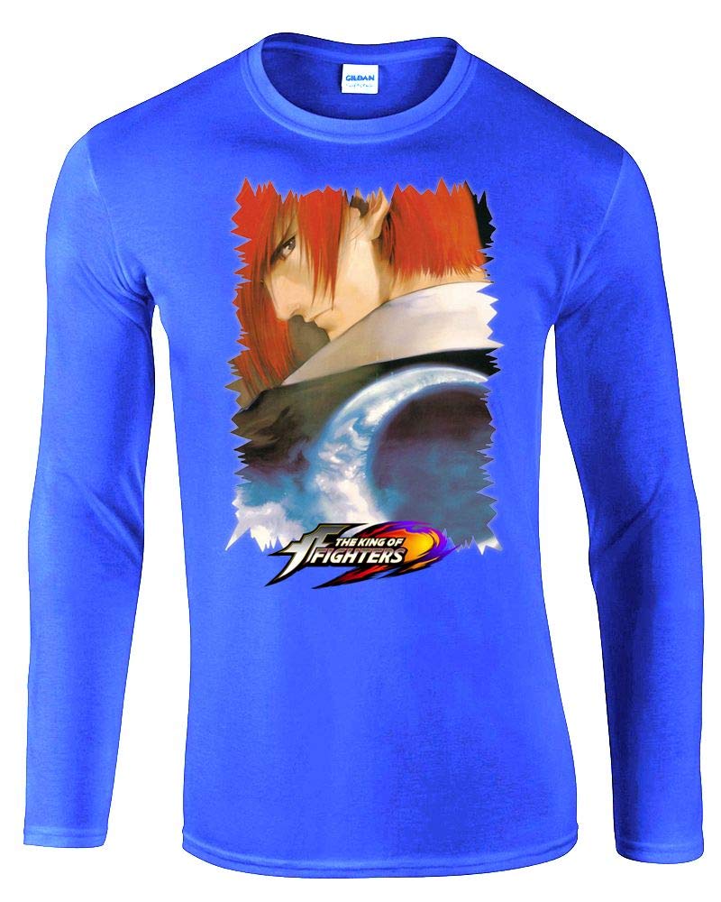 King of Fighters Anime Game Unisex Long Sleeve T-Shirt - Perfect for Cosplay, Gaming Events & Anime Conventions