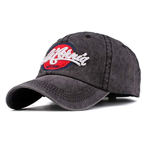 Stylish Cotton Embroidered Flower Denim Snapback Baseball Cap for Men & Women - Perfect for Outdoor Sports, Casual Wear & Summer Fashion