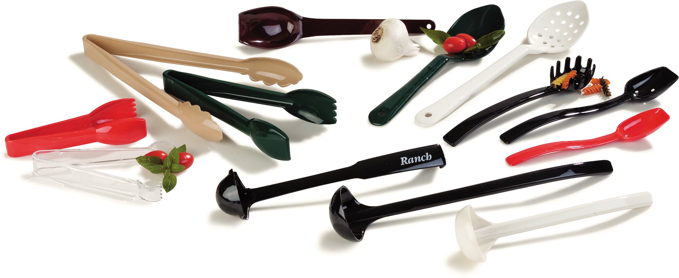 CFS 442006 High Heat Resistant Solid Serving Spoon, 13 Inch, Beige - Perfect for Cooking, Baking, Serving Hot Dishes & Buffet Style Meals