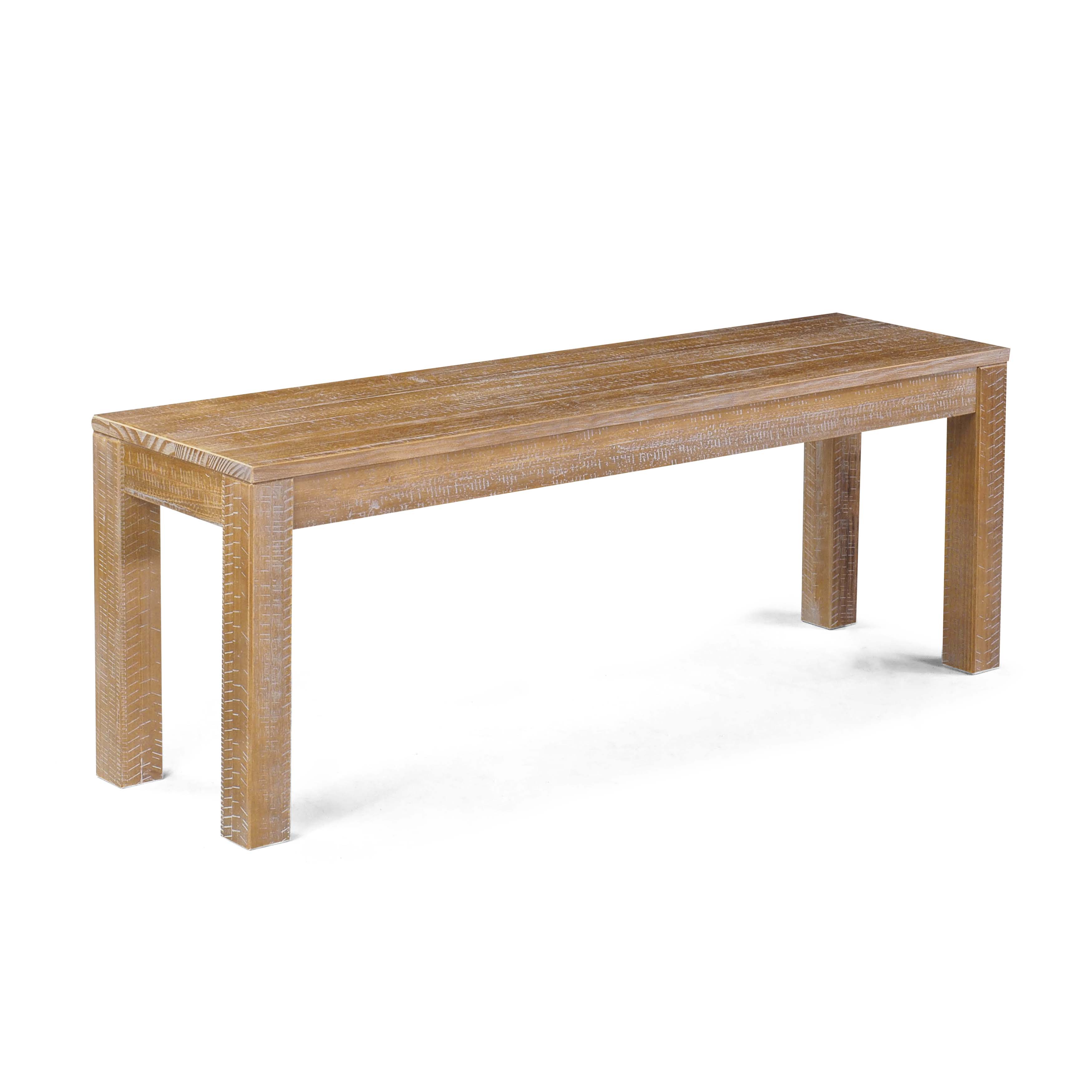 Montauk Solid Wood Dining Set (3 Piece) - Rustic Farmhouse Table & Chairs for Kitchen, Dining Room, or Outdoor Patio