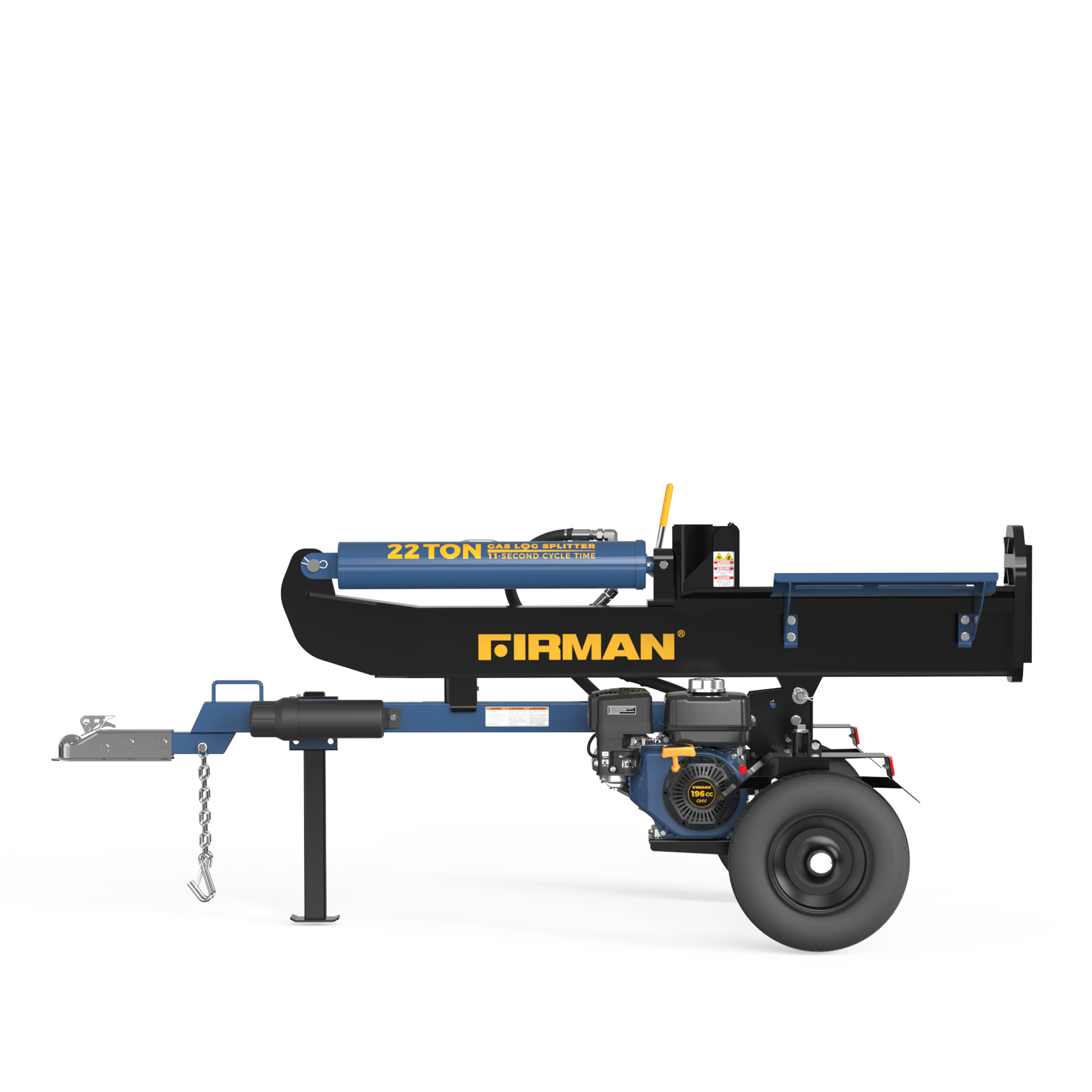 22 Ton Hydraulic Log Splitter for Firewood - Heavy Duty Wood Splitter for Home Heating, Fireplace & Outdoor Camping