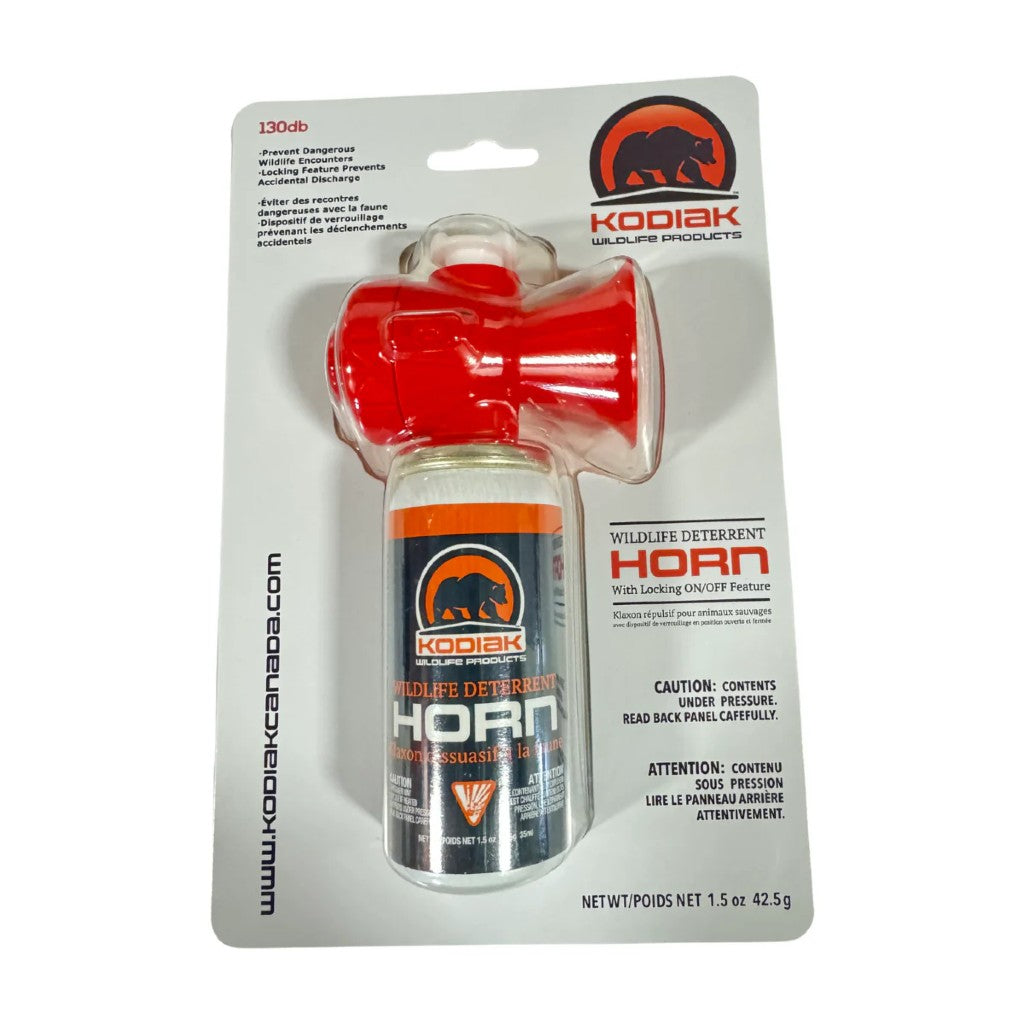 Kodiak Wildlife Deterrent Horn - 130dB Loud Animal Repellent for Camping, Hiking & Outdoor Safety | Bear & Coyote Protection