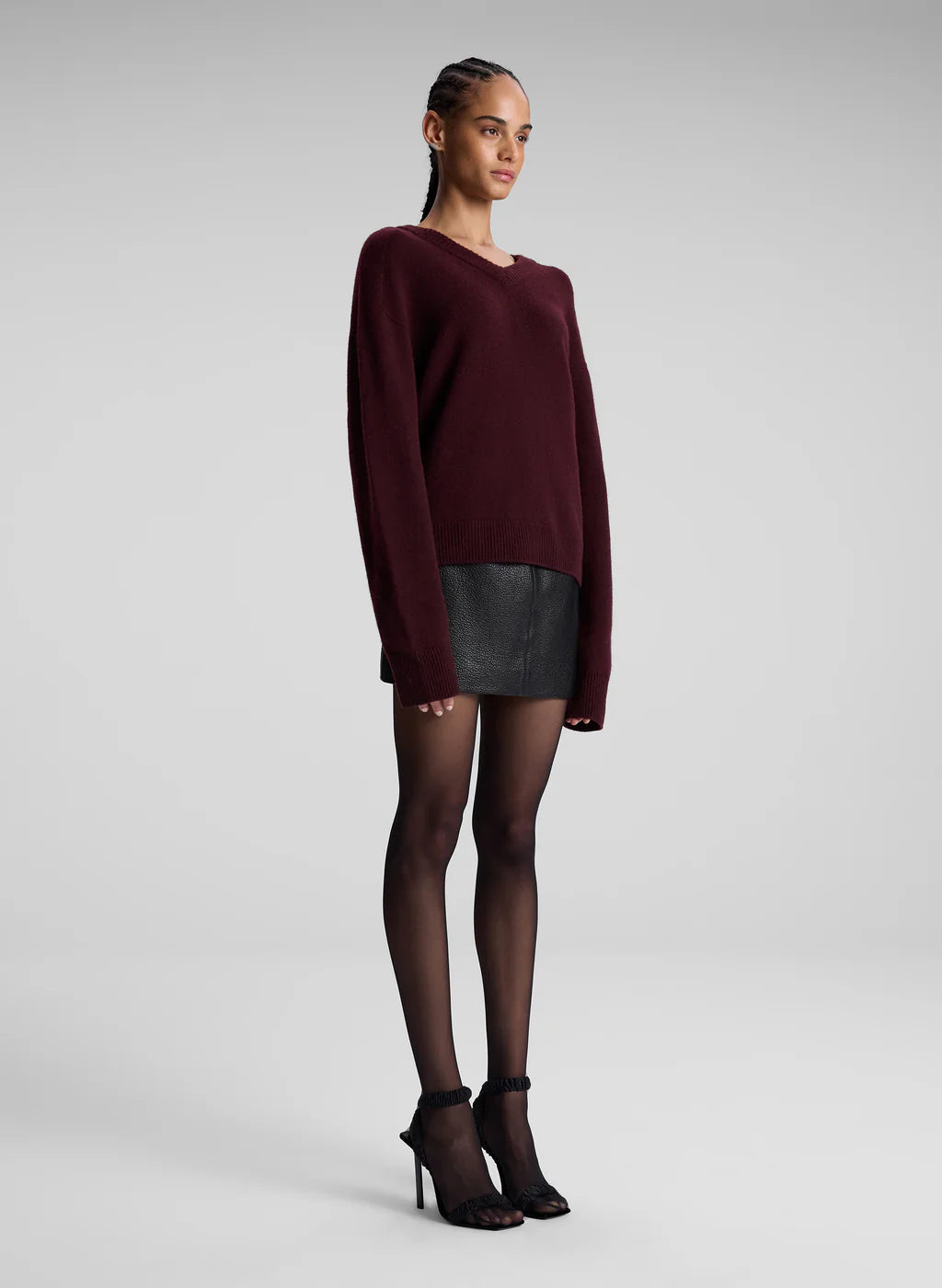 Stylish Cowan Leather Mini Skirt for Women - Black | High Waist Faux Leather Skirt | Perfect for Night Out, Party & Date Night
