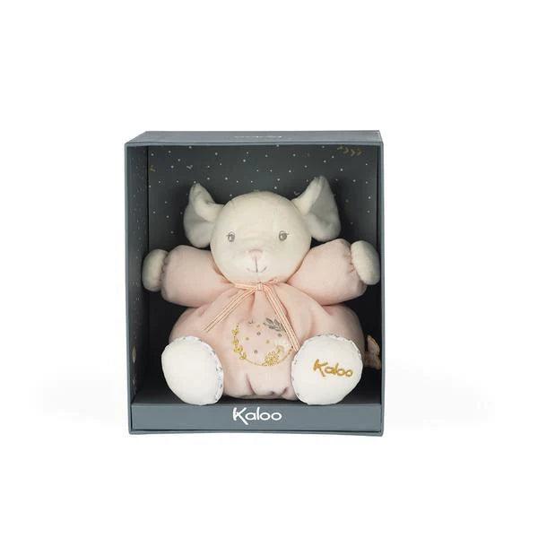 Kaloo Chubby Mouse Plush Toy - Soft Pink Stuffed Animal for Babies & Kids | Perfect for Cuddling, Nursery Decor, and Gift Giving