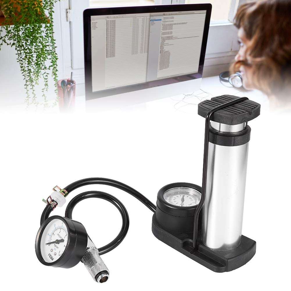V BESTLIFE Dual Barometer Water Cooling System Leak Tester - High Precision Air Pressure Gauge for PC Liquid Cooling Setup | Ideal for Gaming Rigs, Workstations & Custom Water Cooling Systems