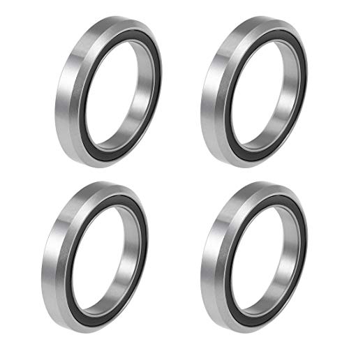 uxcell MH-P09K Bicycle Headset Bearing 27.15x38x6.5mm Sealed Chrome Steel Bearings 4pcs - Premium Replacement for Bike Forks & Head Tubes - Perfect for Mountain Bikes, Road Bikes & BMX Maintenance
