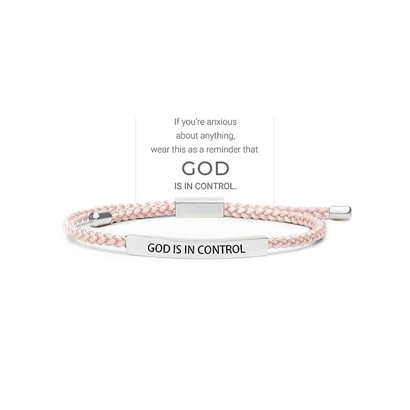 God is in control-Pink&Silver
