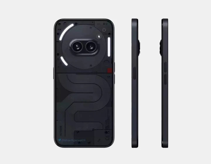 Nothing Phone (2a) 5G Unlocked Smartphone - 128GB ROM 8GB RAM Dual SIM GSM - Premium Black | Perfect for Travel, Business & Streaming