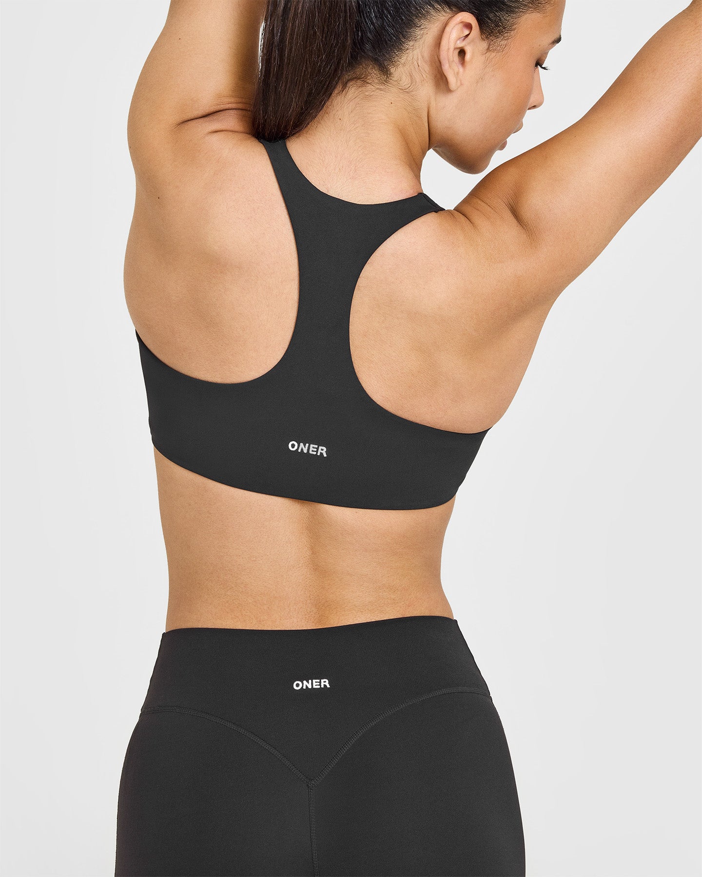 SoftMotion™ High Support Sports Bra for Women - Soft Black | Breathable & Comfortable Workout Top for Running, Yoga & Gym