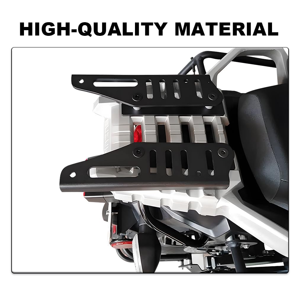 Xitomer Motorcycle Rear Rack Adapter - Compatible with Suzuki V-Strom 650 DL650 & V-Strom 1000 DL1000 - Heavy Duty Cargo Luggage Rack Mount - Perfect for Adventure Touring & Long Distance Travel