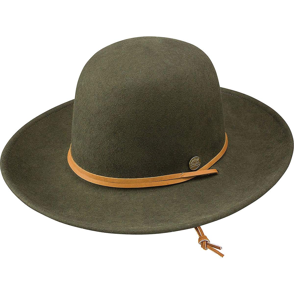 Stetson Beatnik Hat for Men - Classic Forest Green Felt Fedora with Leather Band - Perfect for Vintage Style, Outdoor Adventures, and Casual Wear