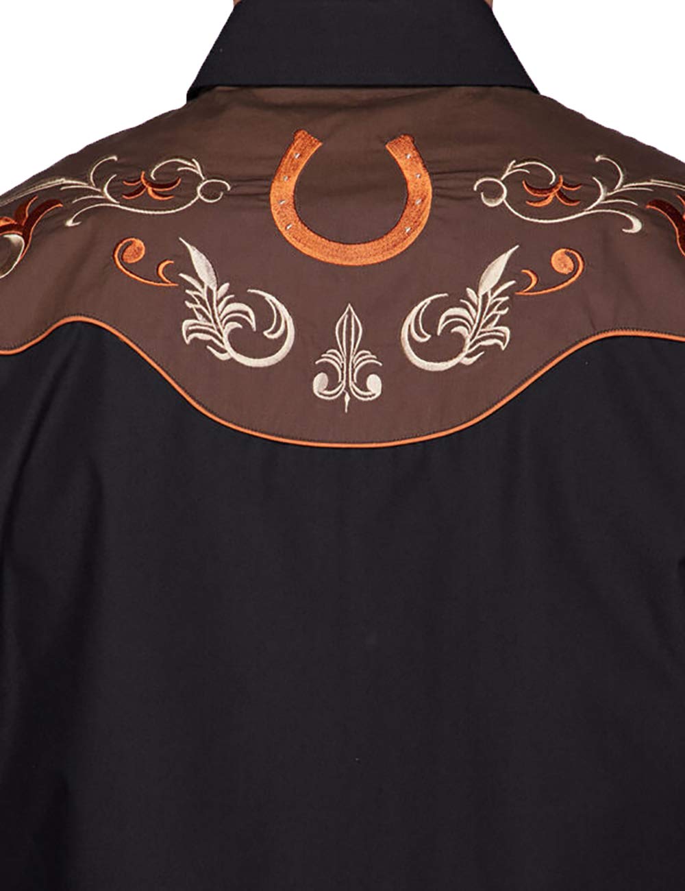 Men's Casual Button Down Long Sleeve Shirts - Embroidered Western Cowboy Shirts for Country Style & Outdoor Wear | Perfect for Rodeo, Ranch Work, and Western Fashion