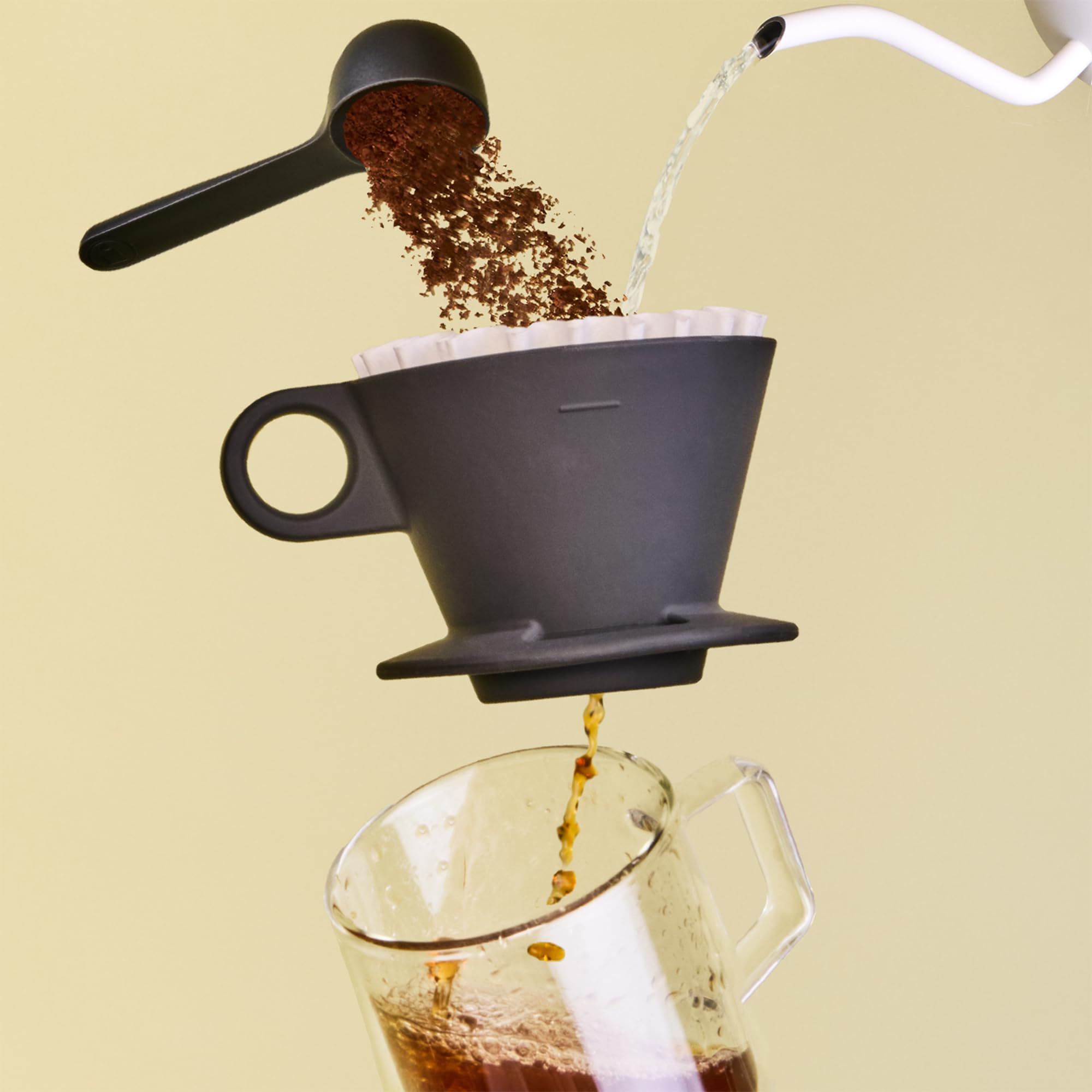 Verve Dripper Pour Over Coffee Maker - Manual Brew Set for Home & Office