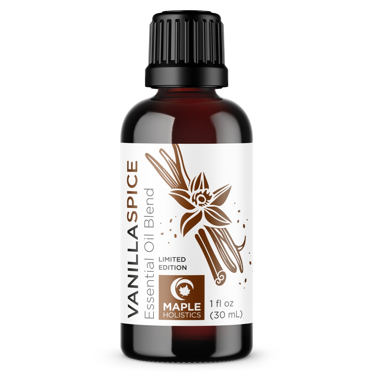 Pure Vanilla Spice Essential Oil Blend - 100% Natural Aromatherapy Oil for Relaxation & Stress Relief - Perfect for Diffusers, Massage & DIY Skincare