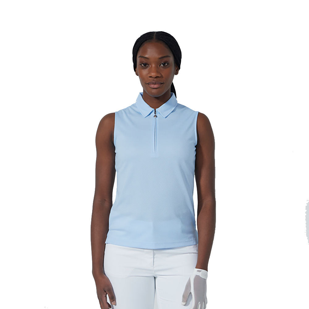 Women's Sleeveless Golf Polo Shirt - Moisture Wicking Athletic Top for Golf & Tennis - Breathable Summer Activewear for Ladies