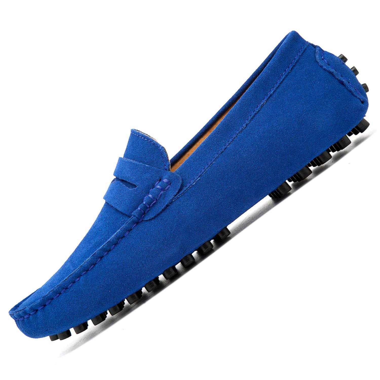 Go Tour Men's Penny Loafers - Comfortable Moccasin Driving Shoes & Slip-On Boat Shoes for Casual Wear | Perfect for Office, Travel & Leisure Outfits