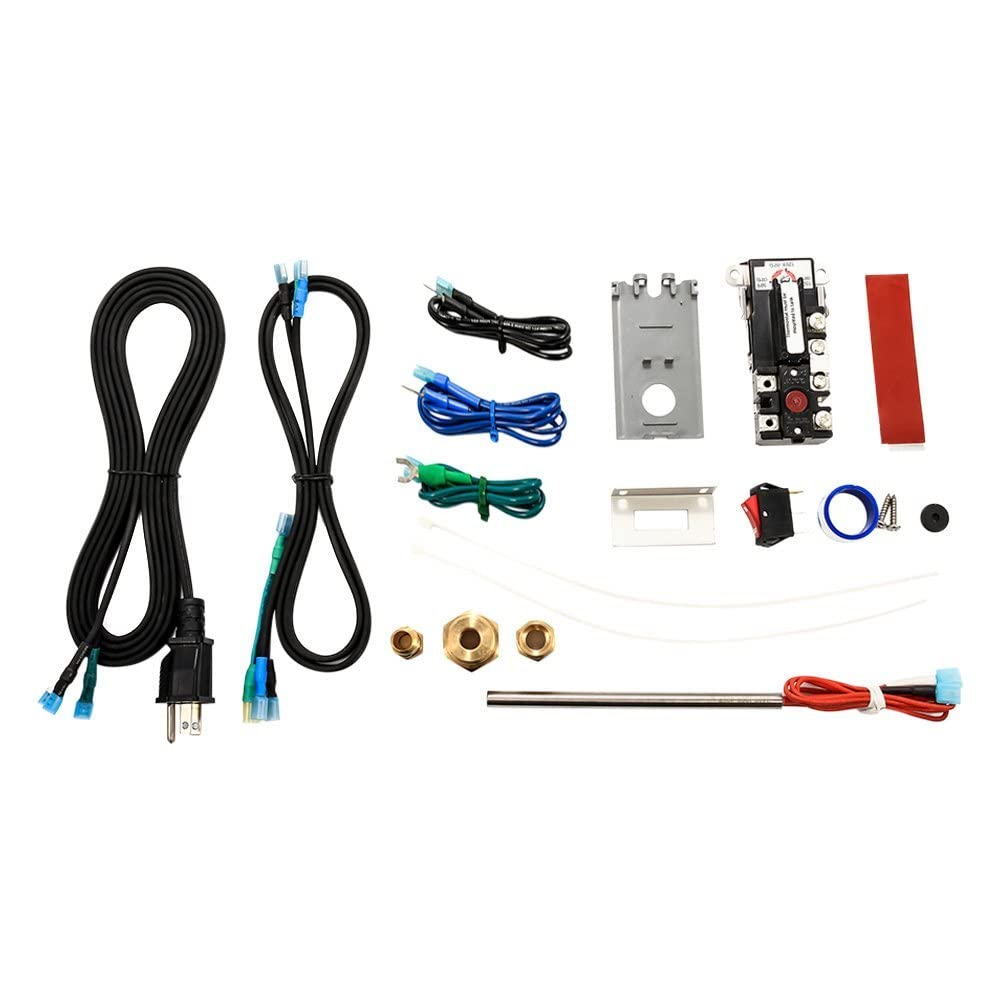 Camco Hot Water Hybrid Heat Kit - Convert 6-Gallon RV LP Gas Water Heater to 120V Electric for Propane Savings (Model 11673) | Ideal for RV Camping & Boondocking