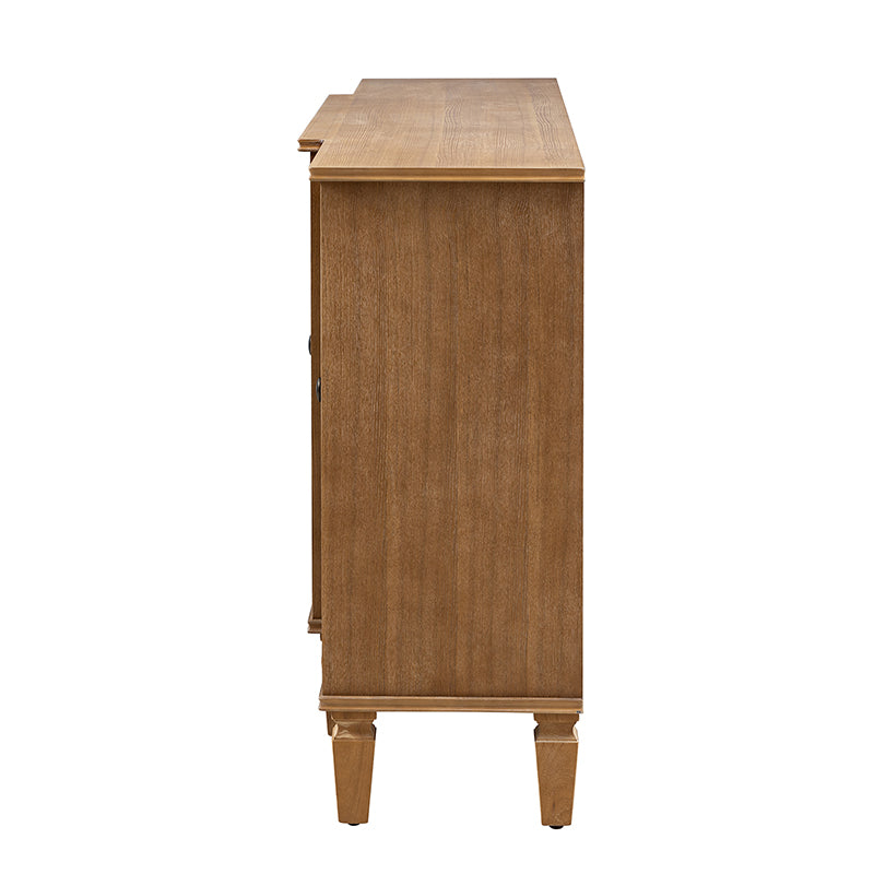 Danny 60-Inch Wide Sideboard Buffet Cabinet - Modern Wood Storage Console Table for Dining Room, Living Room & Entryway