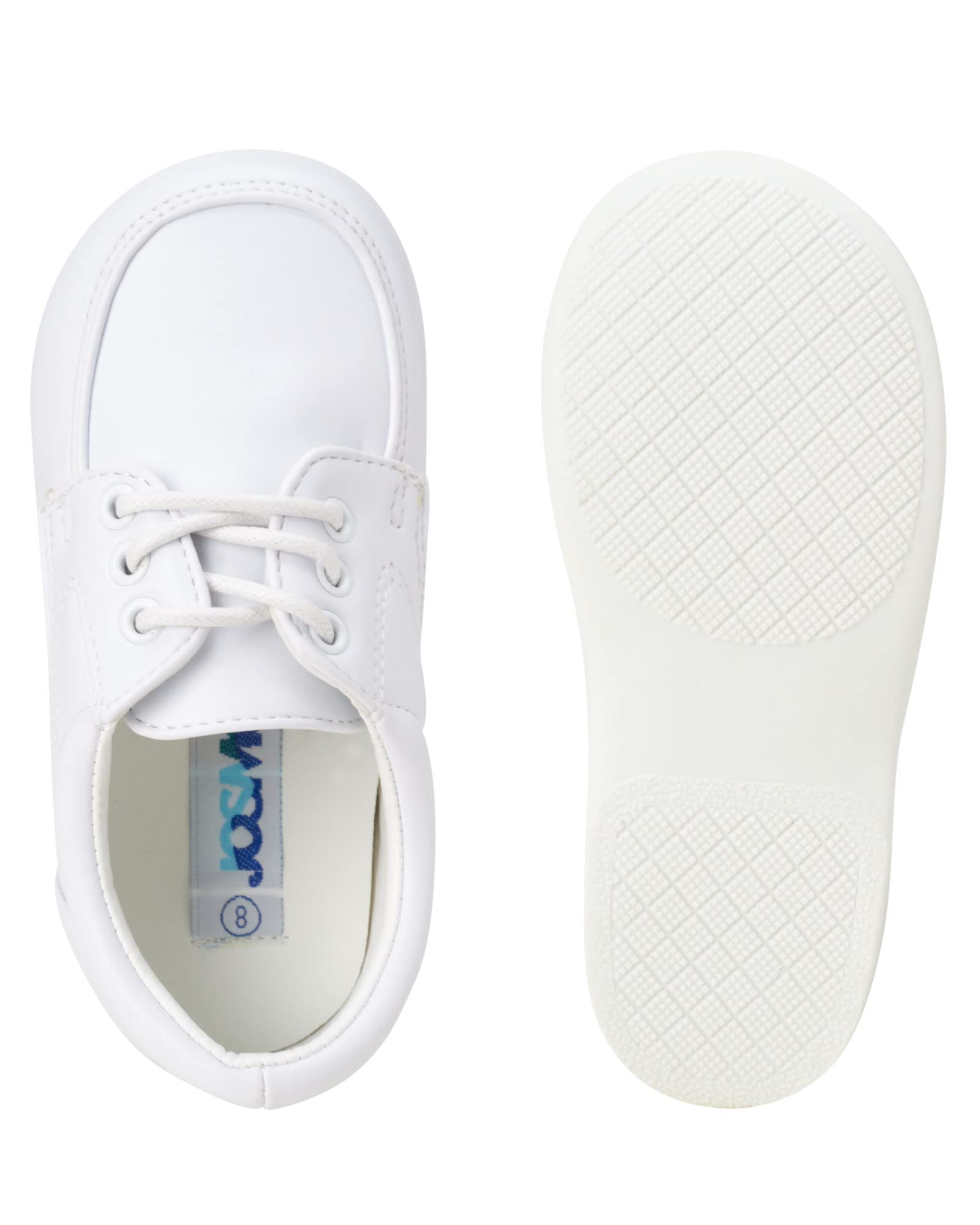 Josmo Baby Boys’ Dress Shoes – Casual Leatherette Derby Walking Shoes for Infant & Toddler | Perfect for Weddings, Parties & Special Occasions