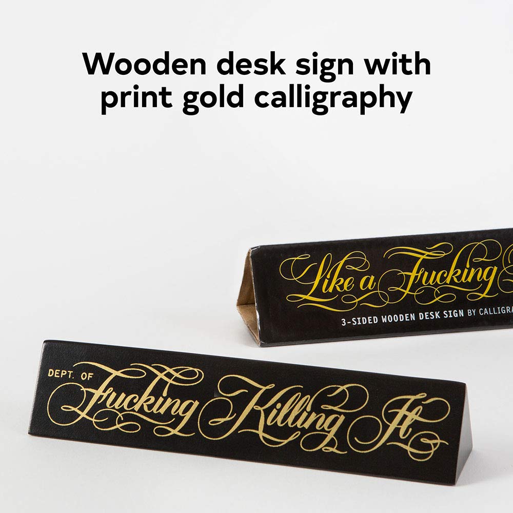 Boss Desk Sign - Motivational Office Decor for Work & Success