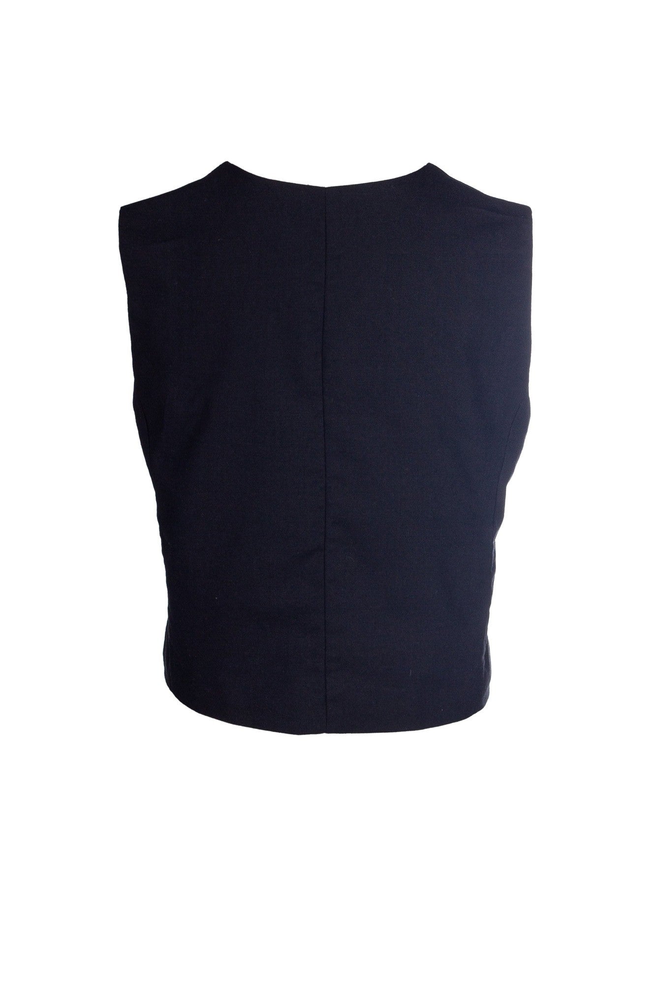 Men's Cotton Linen Blend Vest - Black 6773A1 | Lightweight Summer Casual Wear for Outdoor Activities & Travel