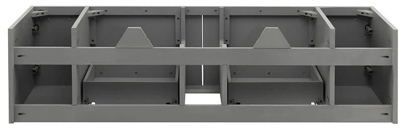 Lucera 59.2 Inch Royal Blue Undermount Bathroom Sink - Modern Wall Hung Vanity for Contemporary Homes | Perfect for Small Bathrooms & Powder Rooms