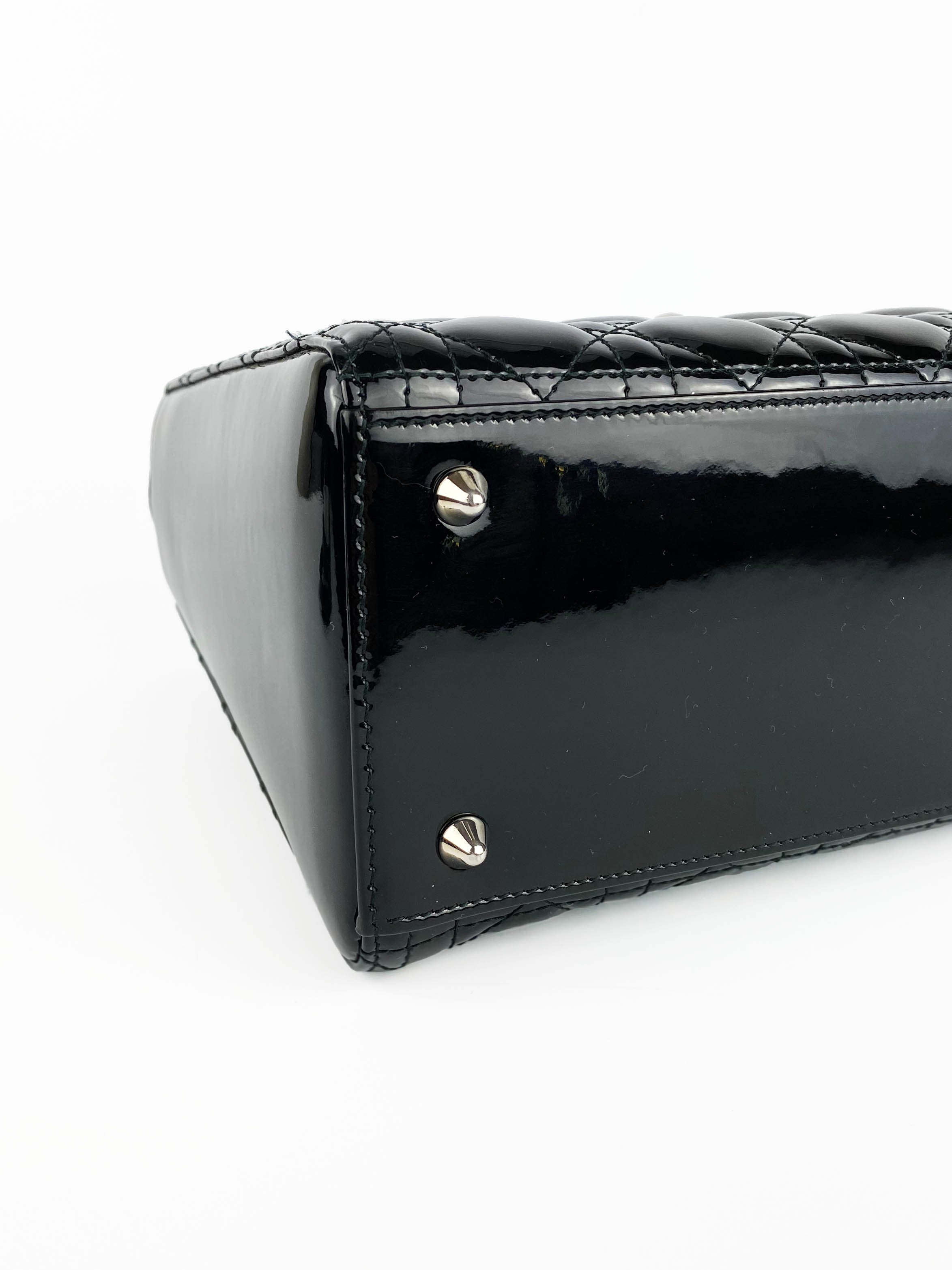 Christian Dior Medium Black Lady Dior Handbag - Luxury Designer Shoulder Bag for Women | Perfect for Parties, Weddings & Evening Events