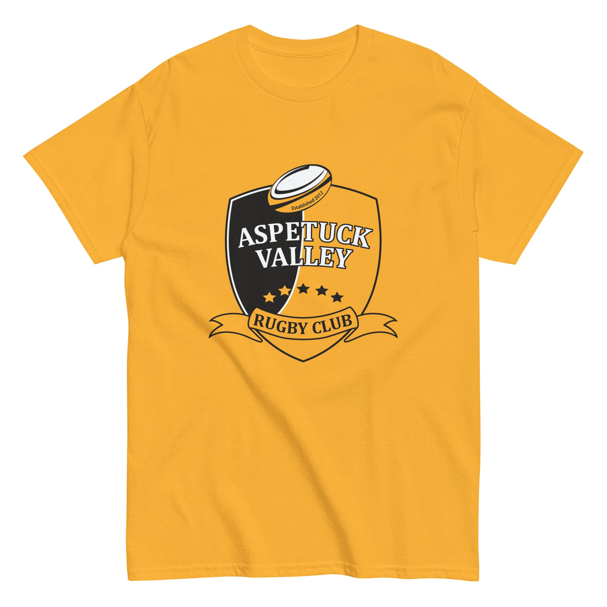 Aspetuck Valley Rugby Classic T-Shirt | Premium Cotton Rugby Shirt for Men & Women | Perfect for Rugby Games, Sports Events & Casual Wear