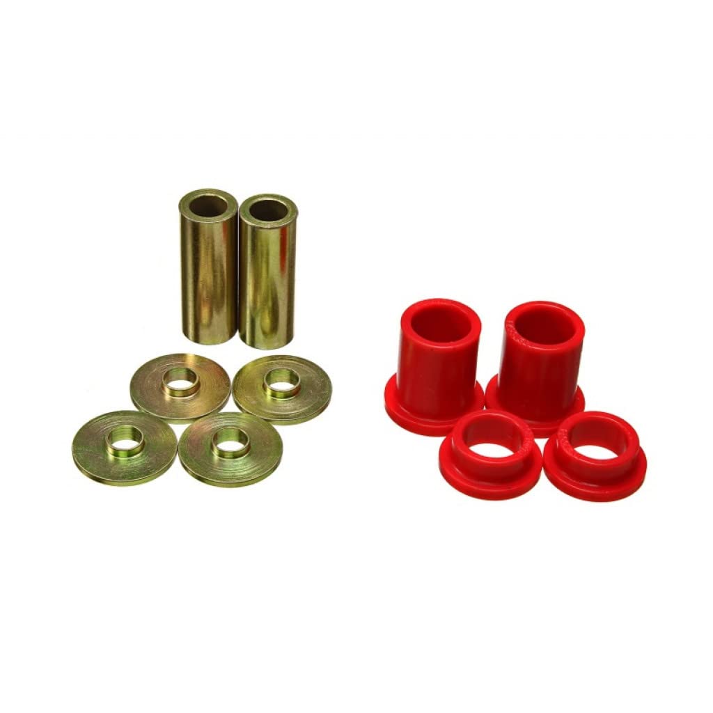 Energy Suspension Rack and Pinion Bushing Set (Red) for 2007-2014 Toyota FJ Cruiser | Part #8.10108R | Improves Steering Precision & Reduces Vibration for Off-Road Adventures