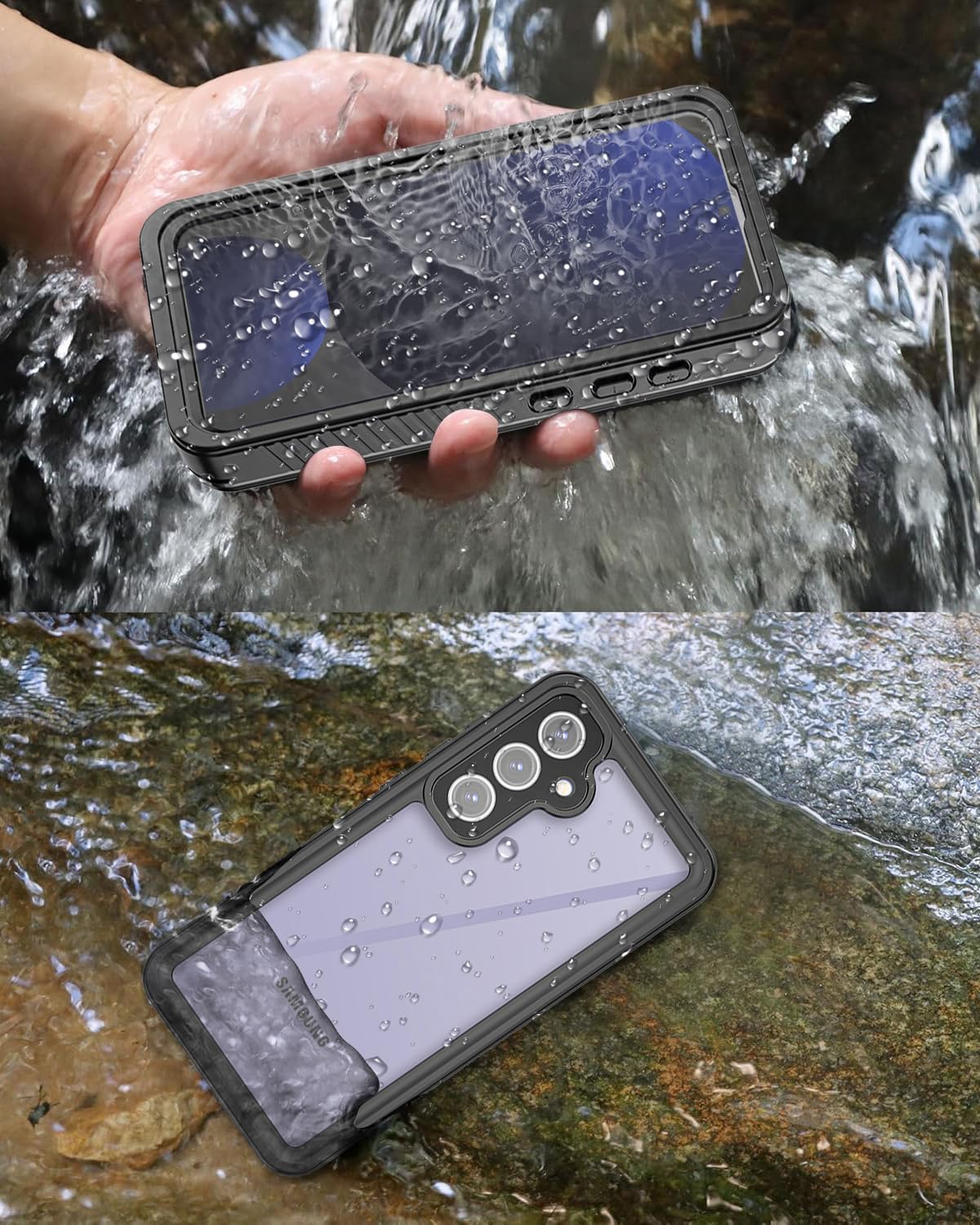 Miimall Rugged Waterproof Case for Samsung Galaxy S24 FE 6.7