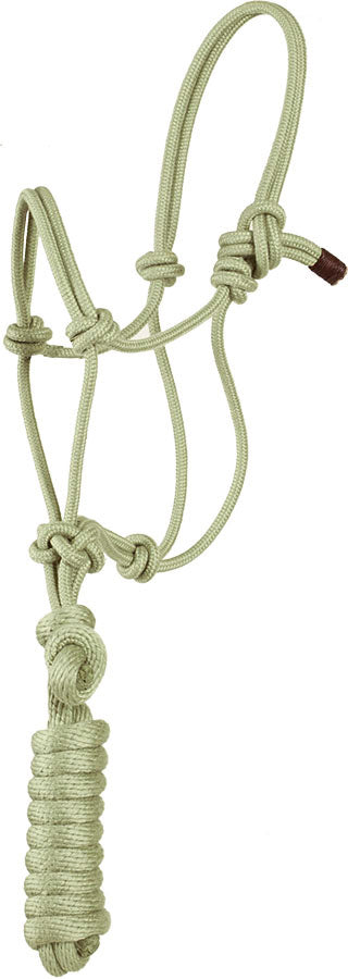 Premium Bamboo Miniature Rope Halter with Lead - Soft & Durable Horse Training Gear for Ponies, Foals & Small Breeds - Perfect for Show, Trail Riding & Everyday Use