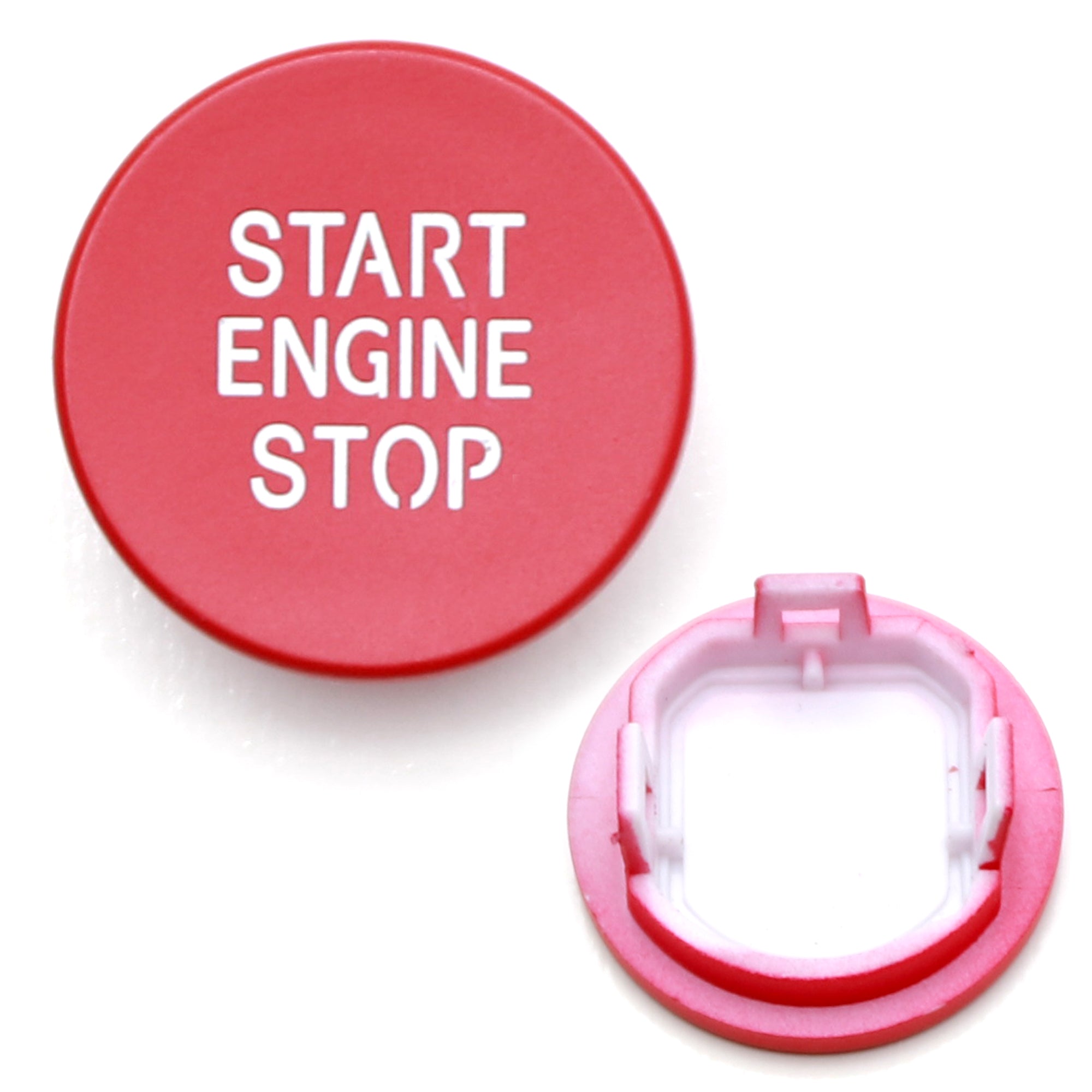 BMW Gxx 2 3 4 8 Series X5 X6 X7 Z4 Red Engine Push Start Button - High Performance Ignition Switch Upgrade for Sports Cars - Perfect for Racing & Car Enthusiasts