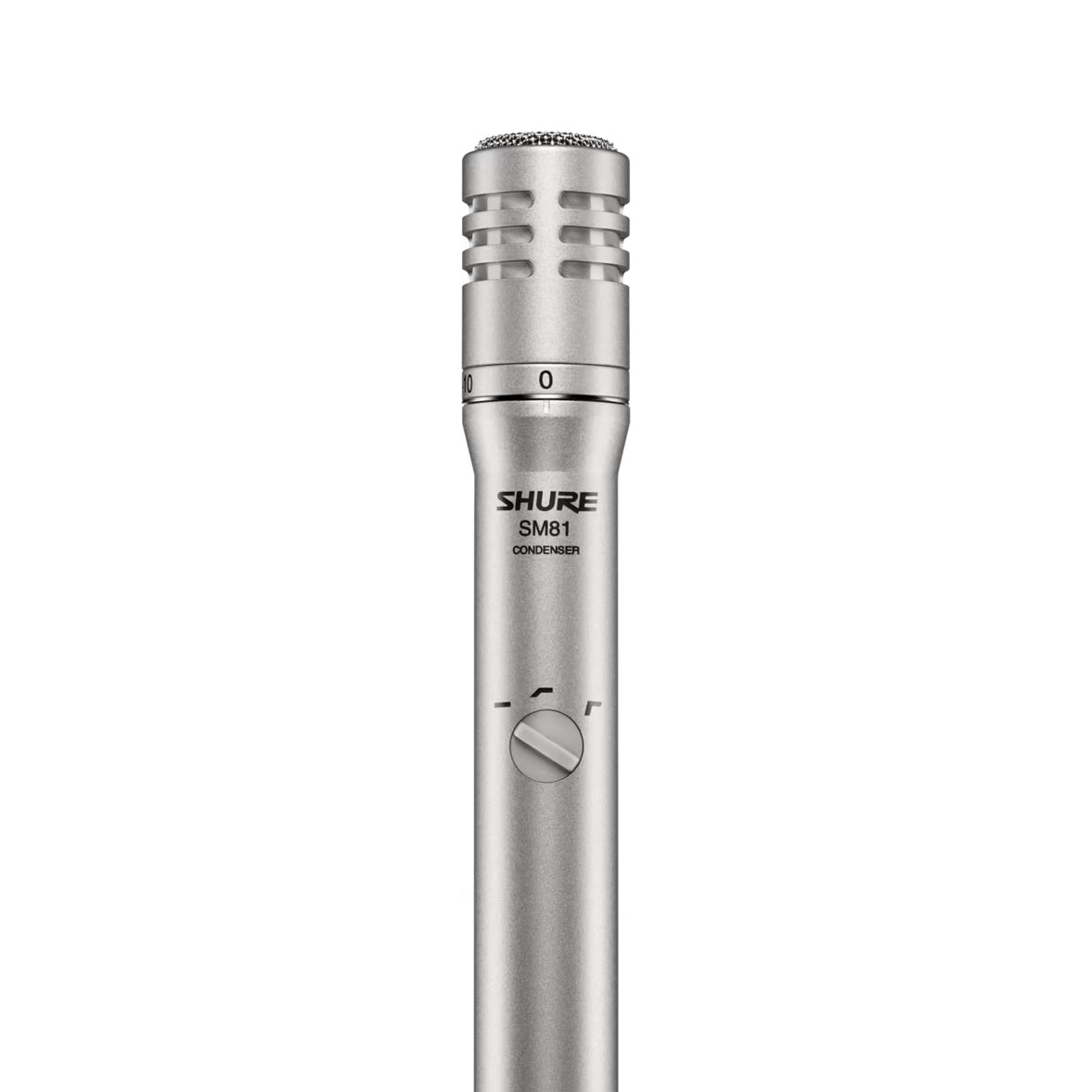 Shure SM81 Professional Condenser Instrument Microphone for Studio Recording, Live Performances & Podcasting - Perfect for Vocals, Acoustic Guitars & Piano