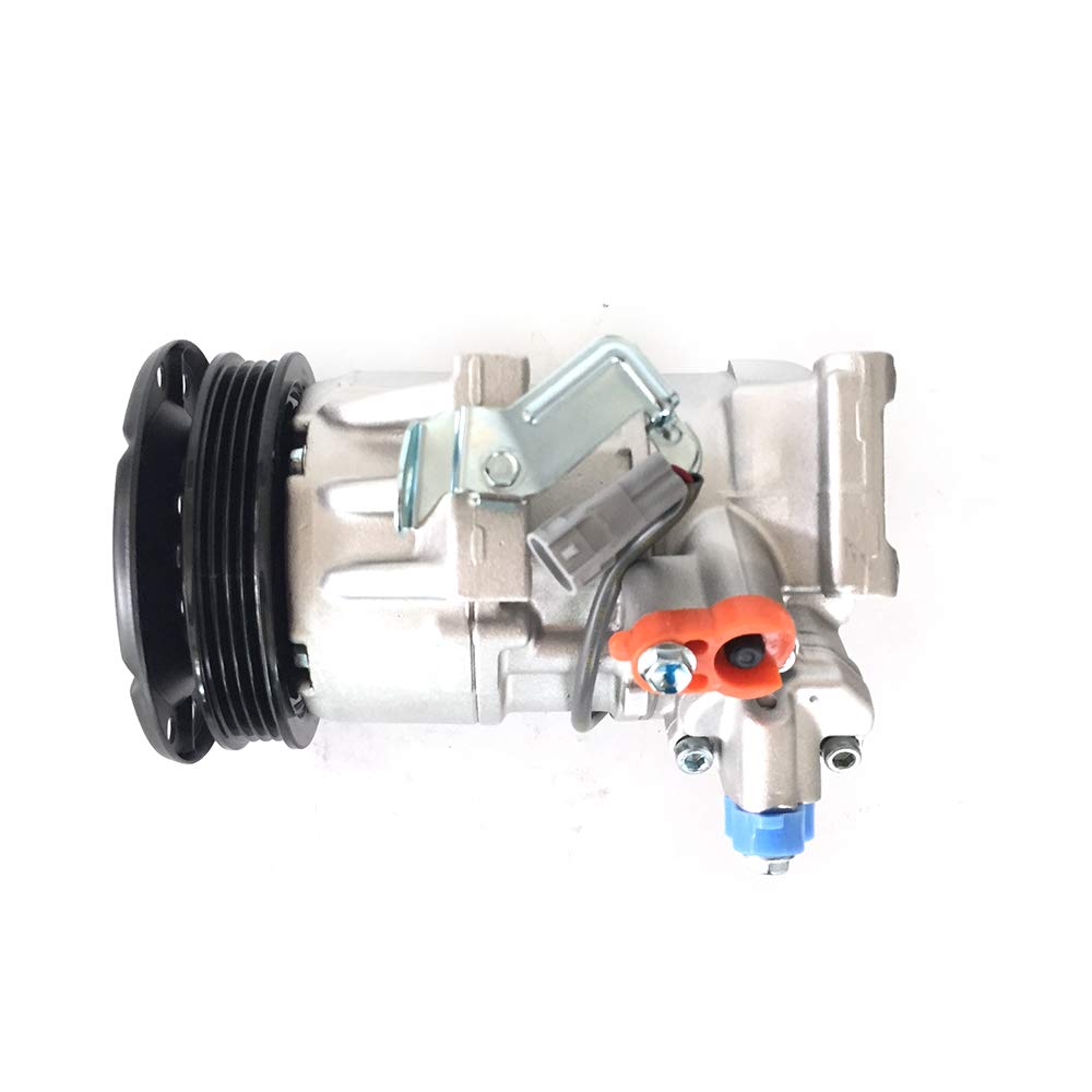TBVECHI AC Compressor with Clutch - Compatible with Mini Cooper 2002-2006, 2003, 2004 L4 1.6L (Part# 97275) | Replacement Air Conditioner Compressor for Cooling System Repair | Perfect for Summer Driving & Road Trips