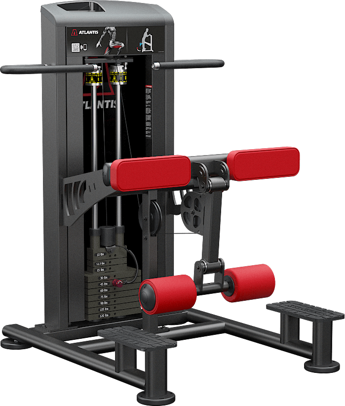 ATLANTIS Professional Standing Leg Curl Machine for Home & Gym - Strengthen Hamstrings & Glutes - Perfect for Strength Training & Rehabilitation Workouts