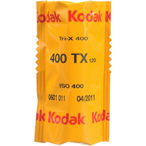 Kodak Professional Tri-X 400 Black & White Negative Film (120 Roll) - High-Speed ISO 400 B&W Film for Medium Format Cameras, Perfect for Street Photography, Portraits & Low Light Shooting