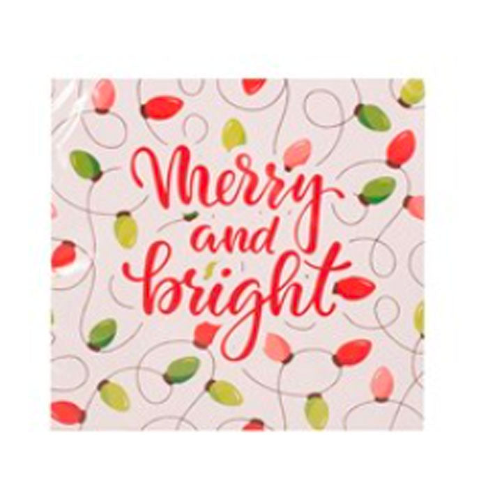 Premium Merry Christmas Napkins - 25 Pack | Holiday Dinner Party, Festive Table Decor, Family Gathering Essentials
