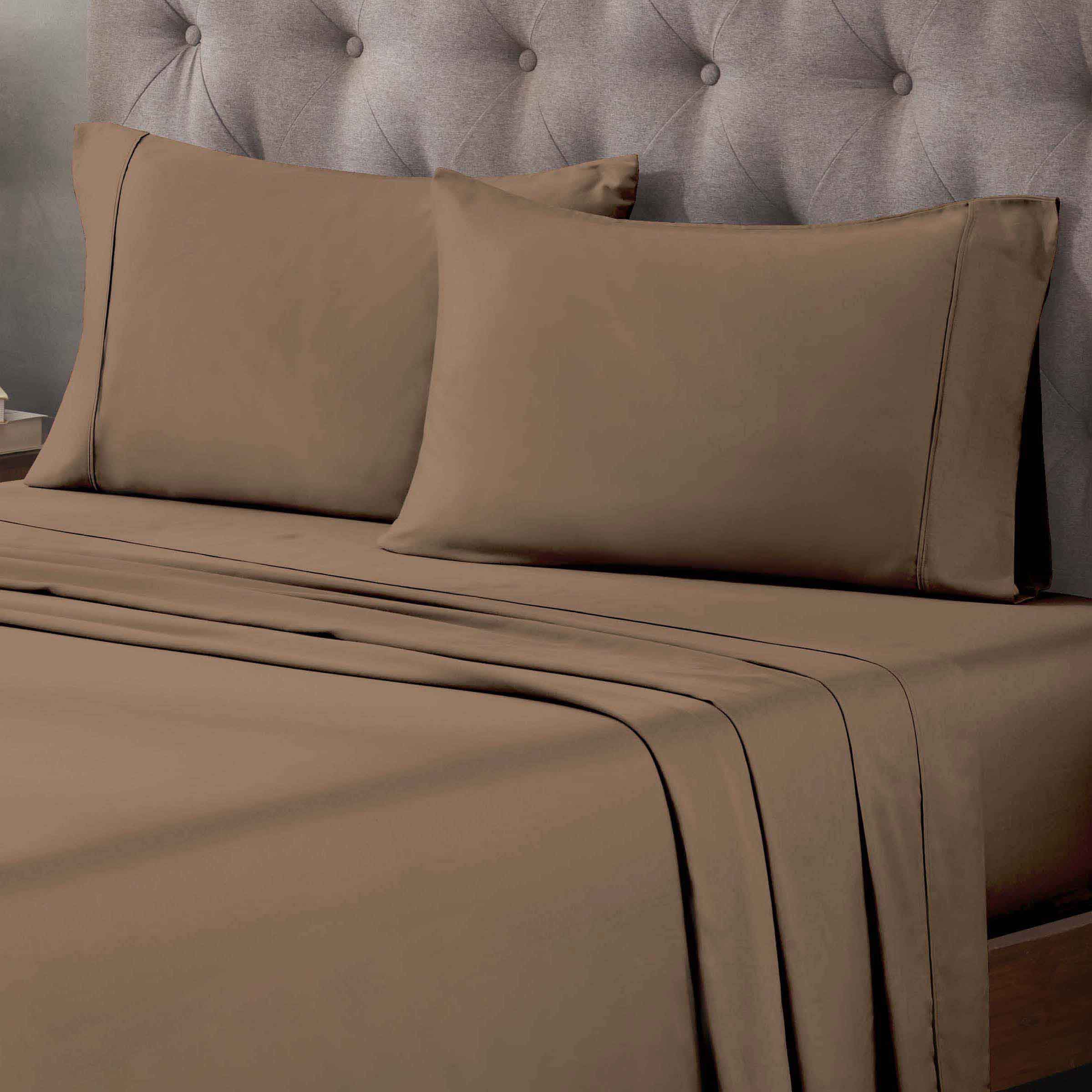 Premium 400 Thread Count Egyptian Cotton Bed Sheet Set - Soft, Breathable & Durable for Ultimate Comfort - Perfect for Luxury Bedrooms & Hotels