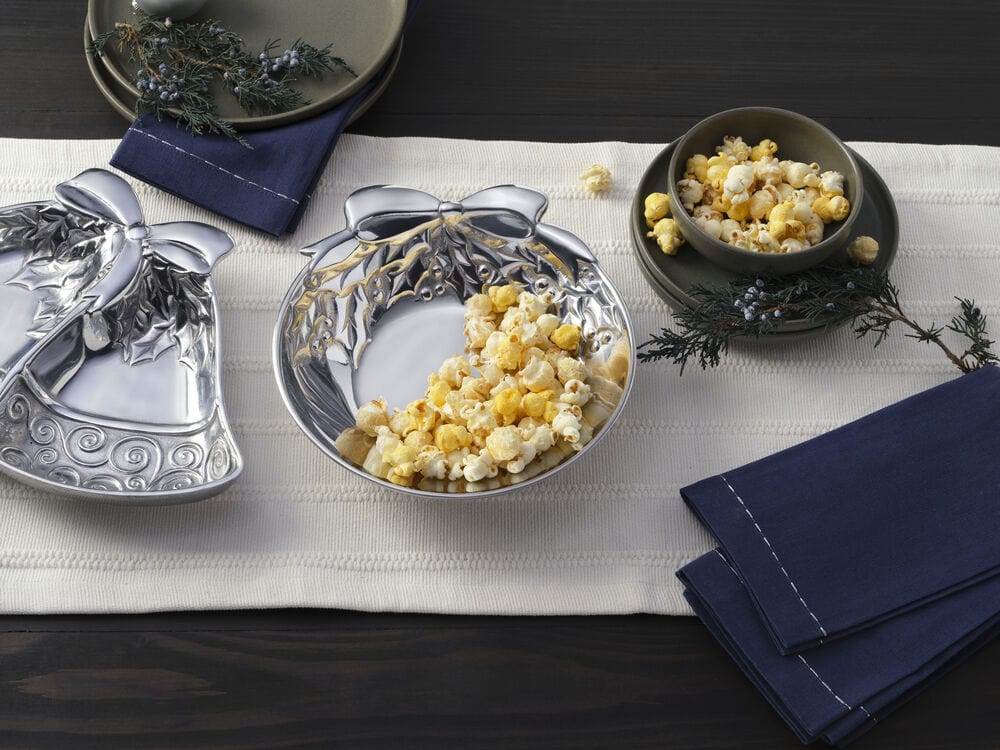 Small Decorative Holly Berries Bowl - Perfect for Holiday Centerpieces, Christmas Table Decor, and Festive Home Accents