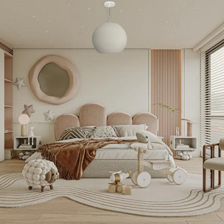 Modern Spherical Minimalist Pendant Light for Bedroom - Stylish Ceiling Lighting Fixture for Bedroom, Living Room & Dining Room Decor