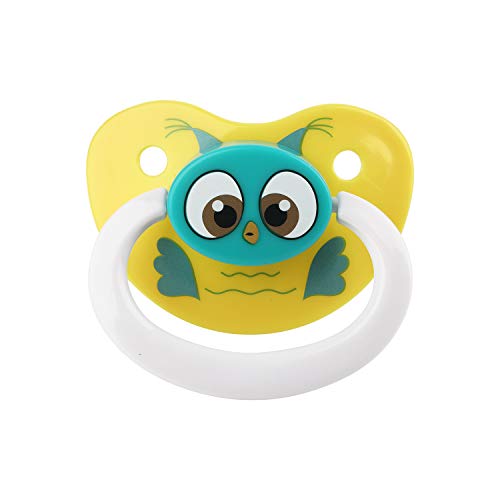 Cute Animal Design Adult Pacifier - Owl Themed Candy Pacifier for Stress Relief & Baby Shower Gifts | Perfect for Cosplay, Anxiety Relief & Sensory Needs