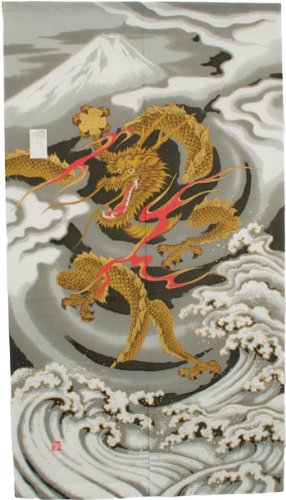Traditional Japanese Noren Curtain for Doorways & Windows - Handmade Cotton Fabric with Elegant Designs - Perfect for Home Decor, Restaurants, and Zen Spaces