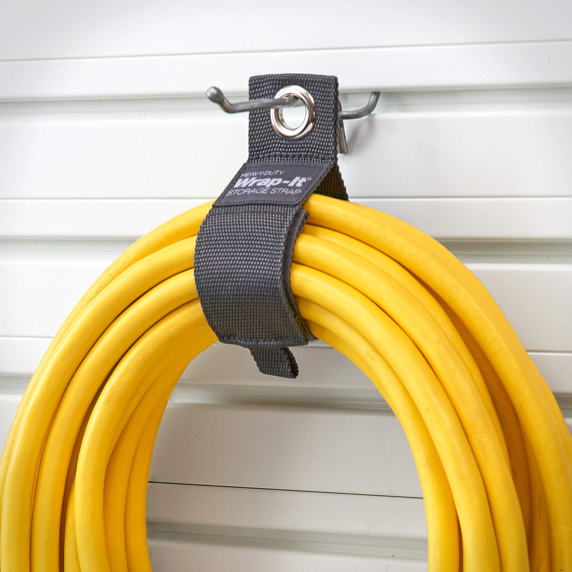 Heavy-Duty Hook & Loop Storage Straps 10-Pack - for Cords, Hoses & Garage Organization