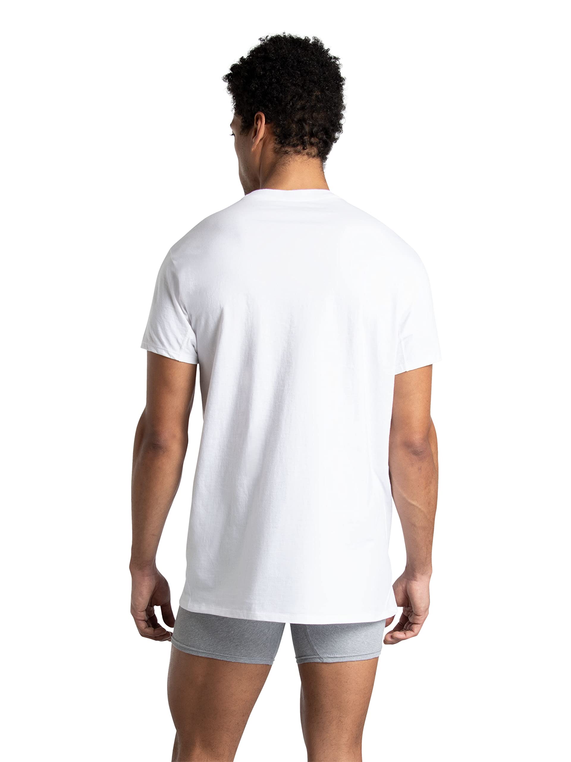 Fruit of the Loom Men's Cooling Performance Undershirts - Quick Dry Moisture Wicking Breathable Workout Shirts for Gym, Running & Everyday Comfort