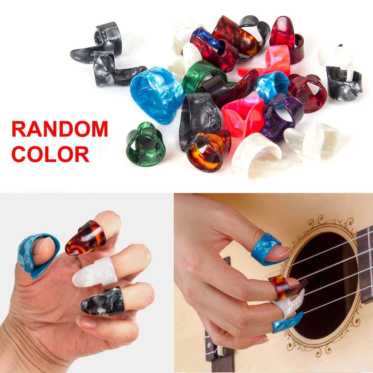Best Acoustic Guitar Strings Set - 6 String Replacement Kit with Winder, Cutter, Finger Picks & Capo | Music Accessories for Beginners | Perfect for Tuning, Repair & Practice Sessions