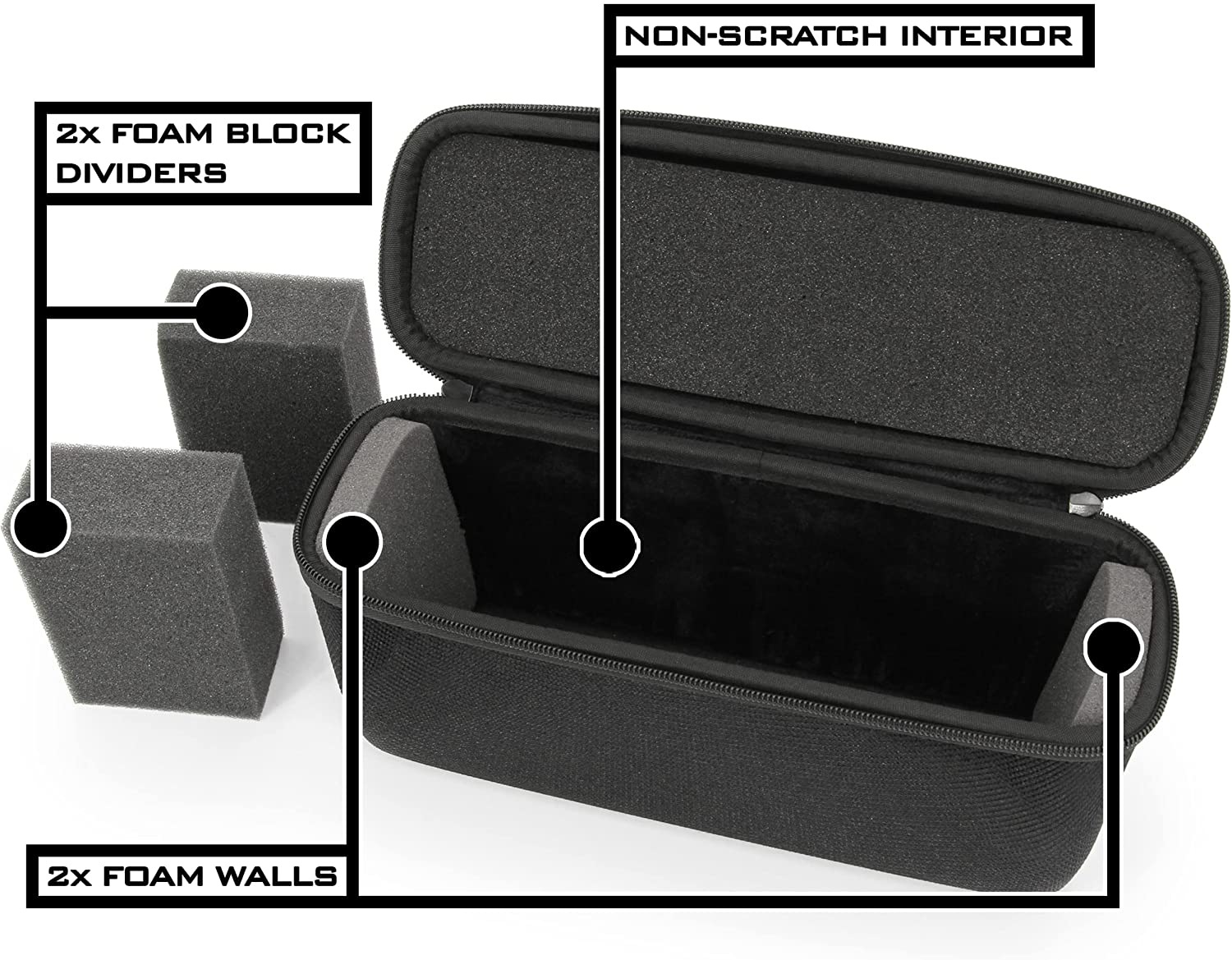 CASEMATIX Graded Card Case - Hard Shell Storage Box for 30+ BGS PSA FGS Graded Sports Trading Cards | Perfect for Collectors, Display & Protection of Valuable Slab Cards