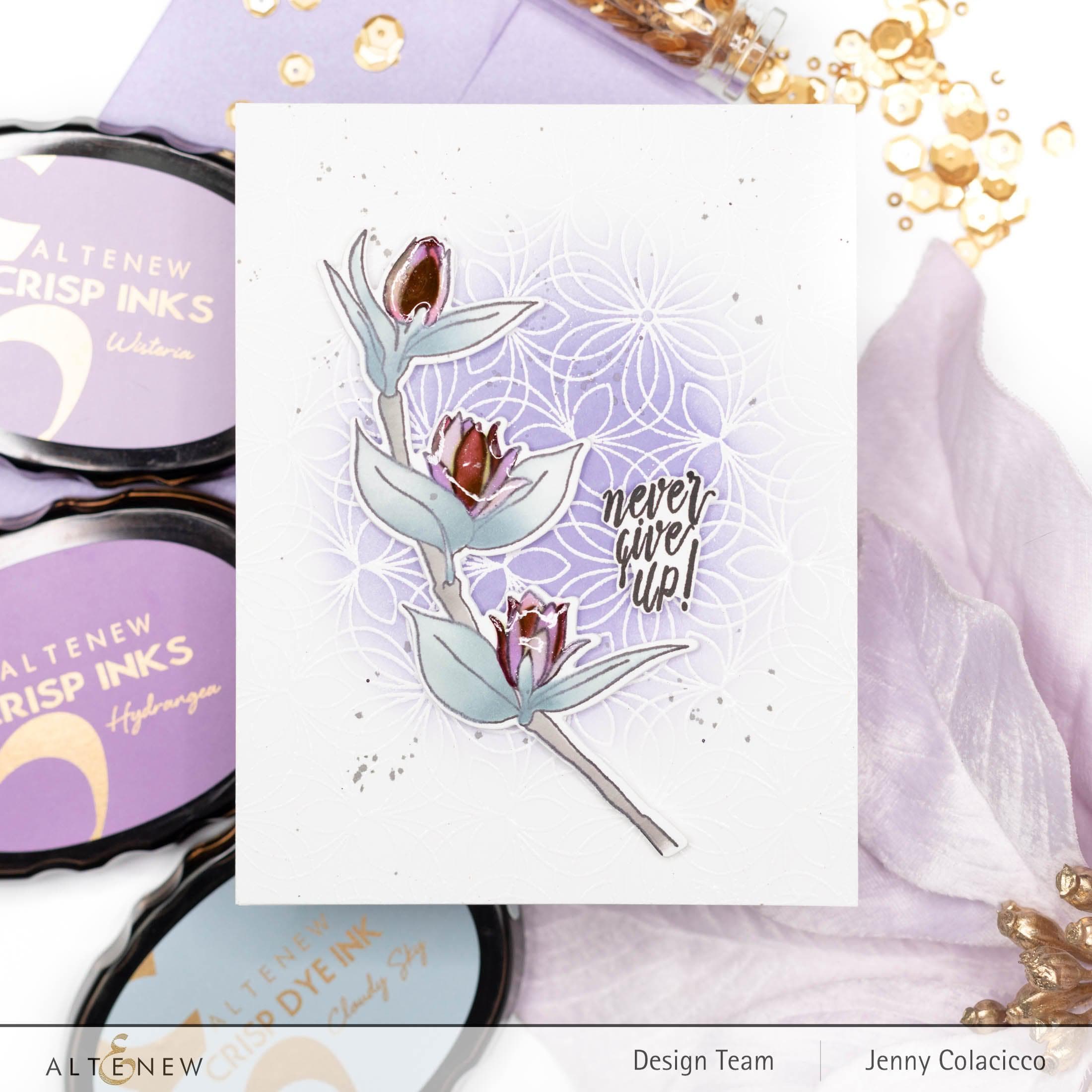 Botanical Geometric Stamp Set for Scrapbooking, Card Making & DIY Crafts - Perfect for Journals, Planners & Handmade Greeting Cards