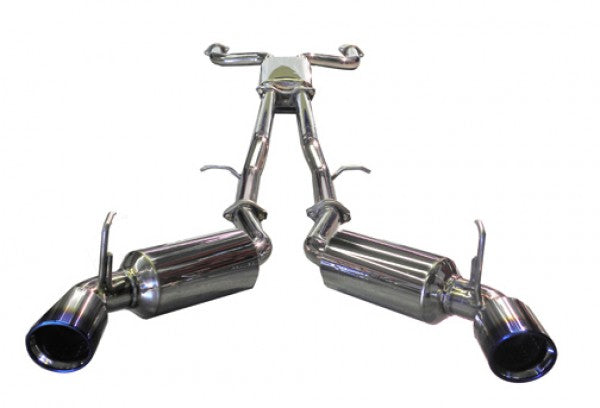 2003-2008 Nissan 350Z Titanium Tip Cat-Back Exhaust System - High Performance Stainless Steel Exhaust for Enhanced Sound & Power - Perfect for Street Racing & Car Enthusiasts