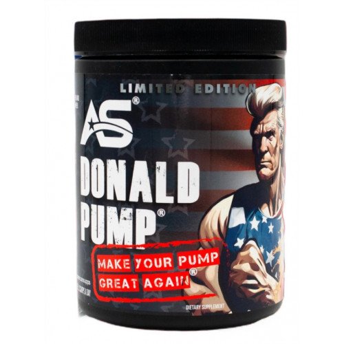 American Supps Donald Pump Pre-Workout Powder 510g - Boost Energy & Performance for Gym, Bodybuilding & Fitness Training
