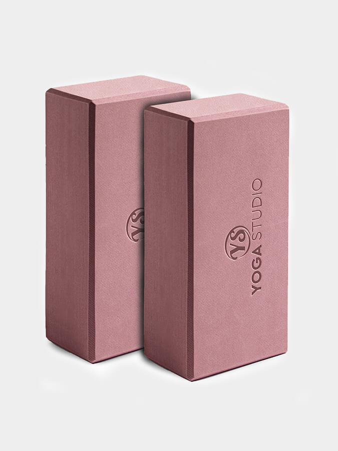 Premium EVA Yoga Blocks Twin Pack - Non-Slip Yoga Bricks for Stability & Alignment - Ideal for Hot Yoga, Pilates, and Home Workouts